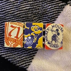 Rare 40th   Walt Disney World wooden bracelet